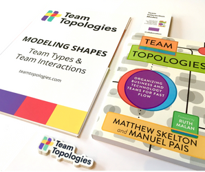 Team Topologies Book, Modeling Shapes & Stickers Set