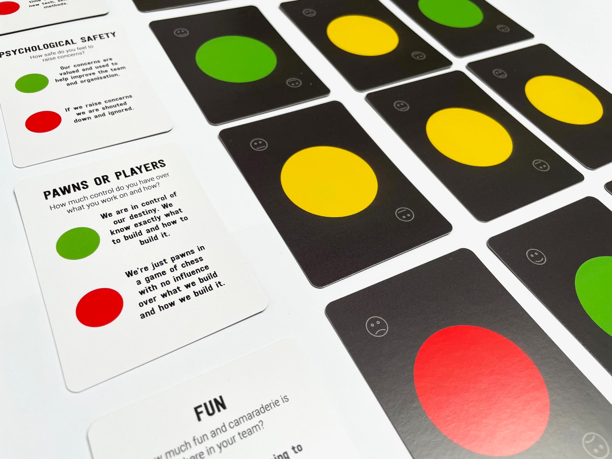 Squad Health Check Card Deck by Henrik Kniberg