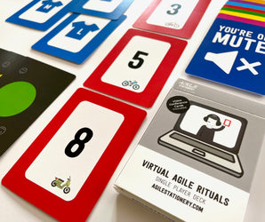 Estimation Poker and Agile Ritual Cards for Remote Workers (with Video Conference cards)