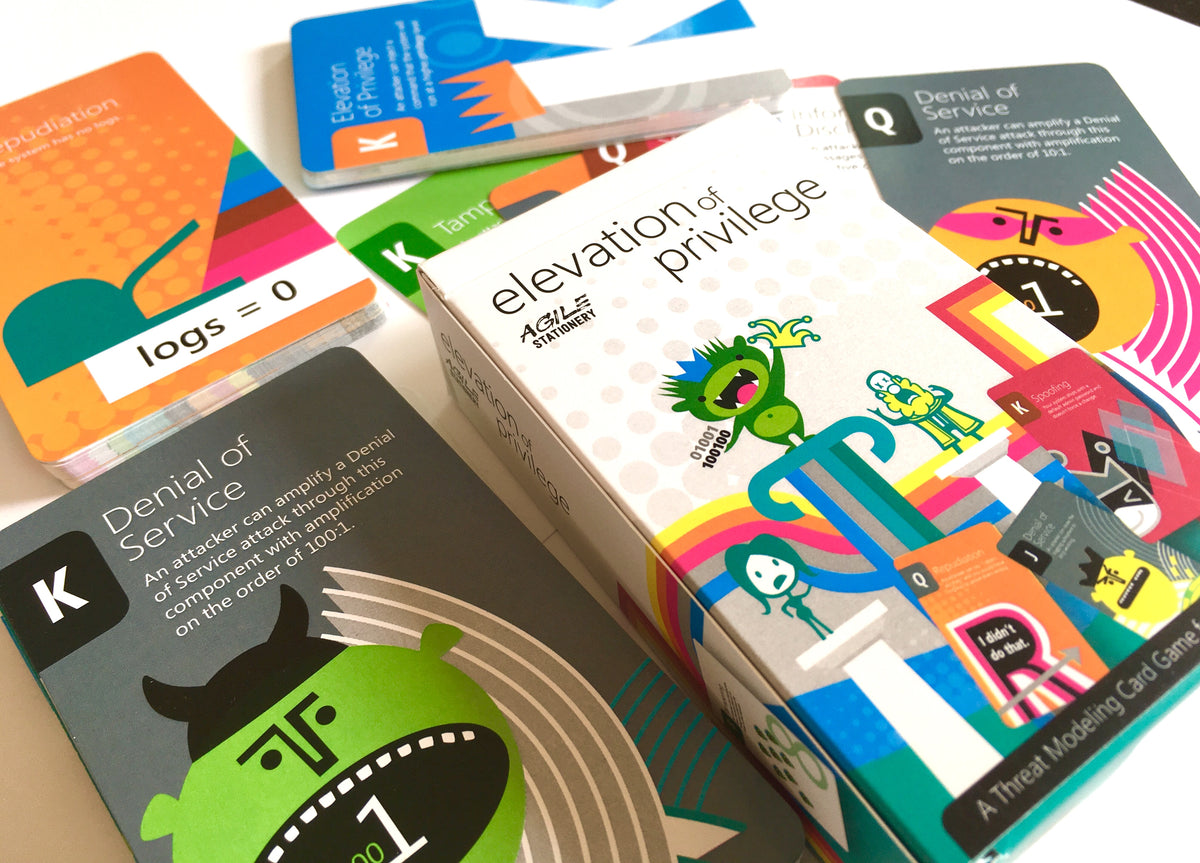 Elevation of Privilege (EoP) Threat Modeling Card Game – Agile Stationery