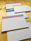 Pro Index Cards - Striped (3/5 colours pack)