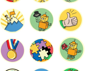 Thank You Stickers for Awesome Notes or Kudo Cards