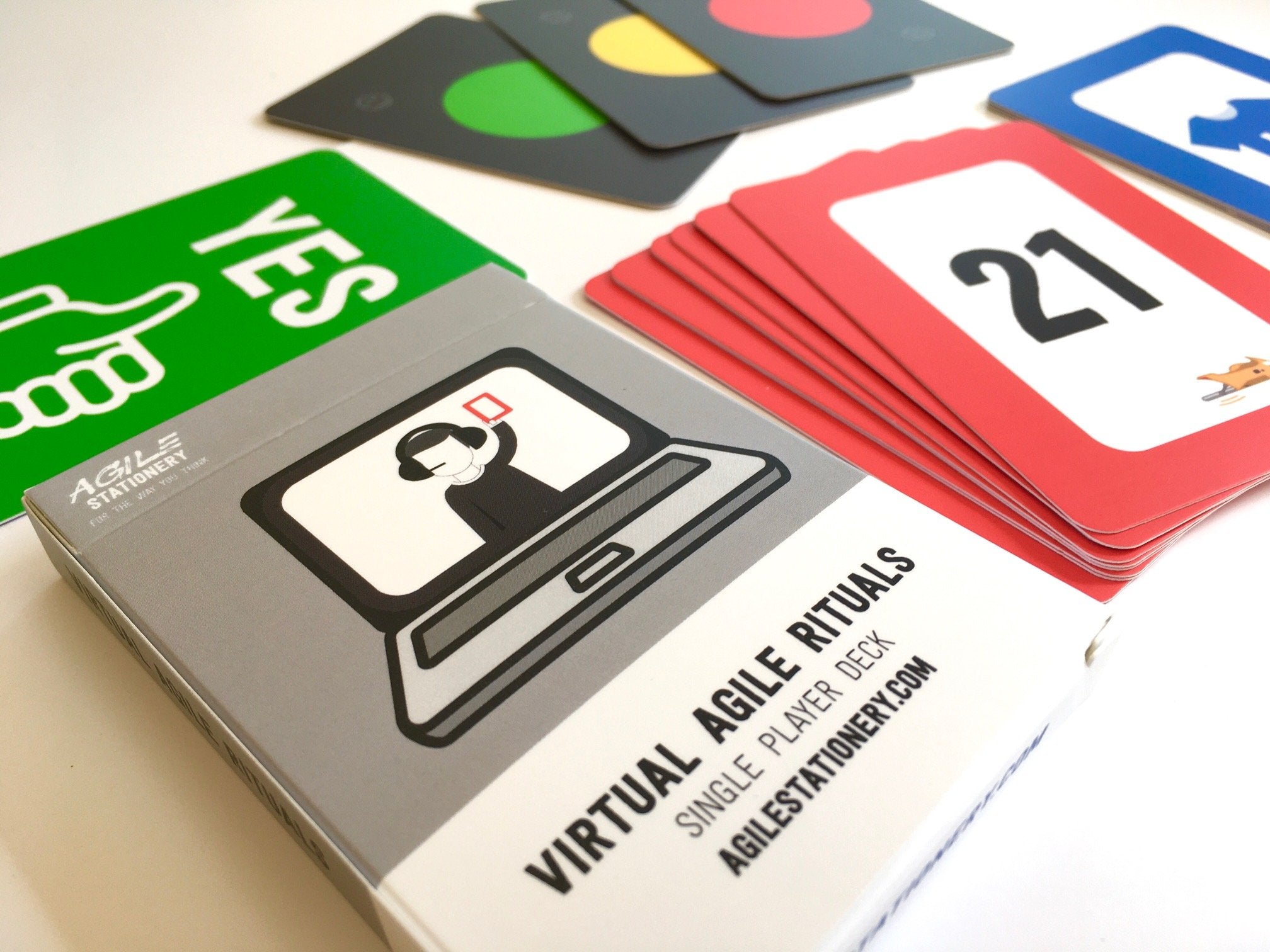 Estimation Poker and Agile Ritual Cards for Remote Workers (with Video Conference cards)