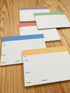 Pro Index Cards for User Stories (5 colours, A6,  250 gsm)
