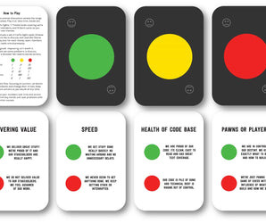 Squad Health Check Card Deck by Henrik Kniberg
